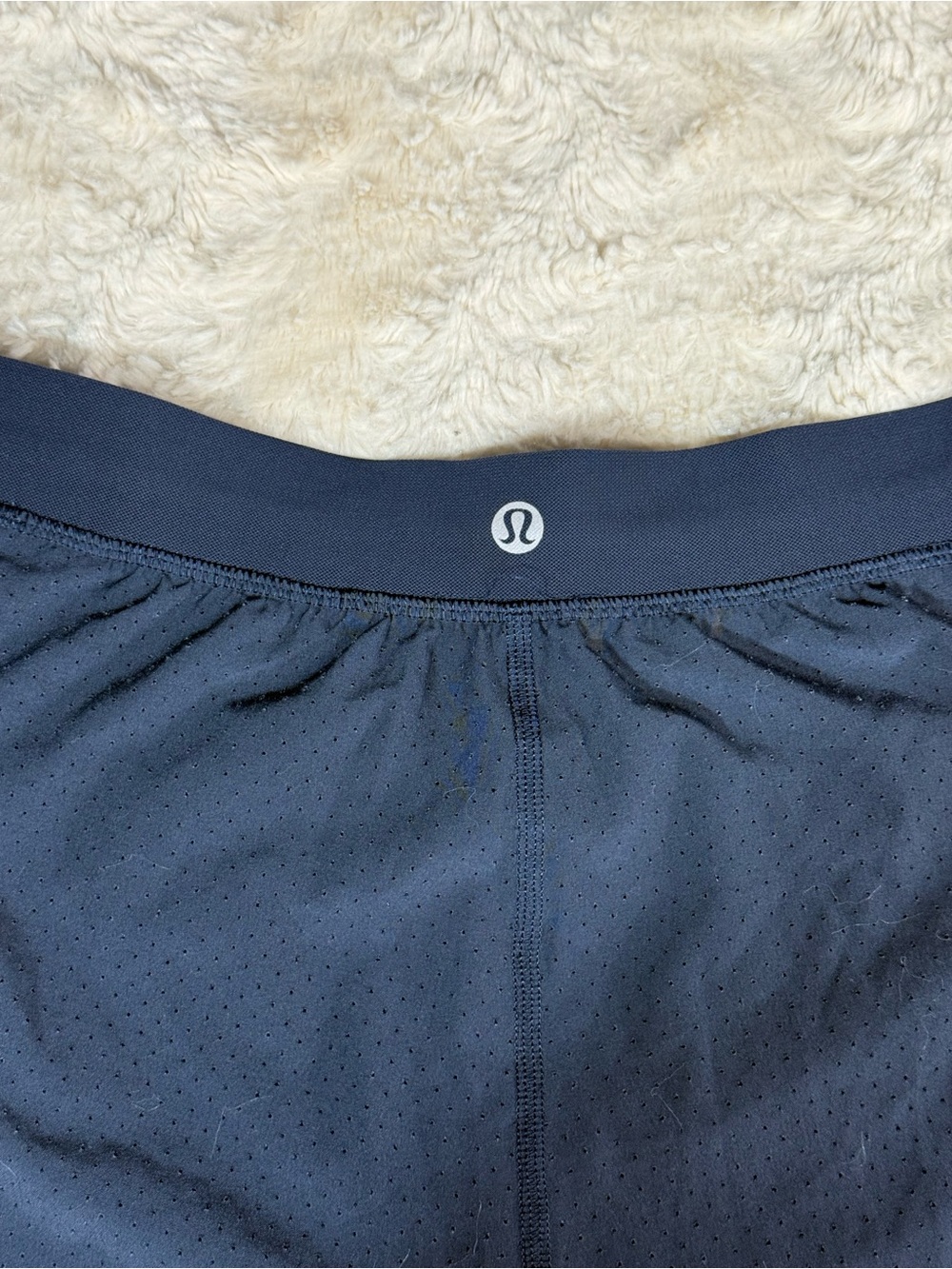 lululemon athletica Navy Women's Athletic Running Shorts - Picture 5 of 8